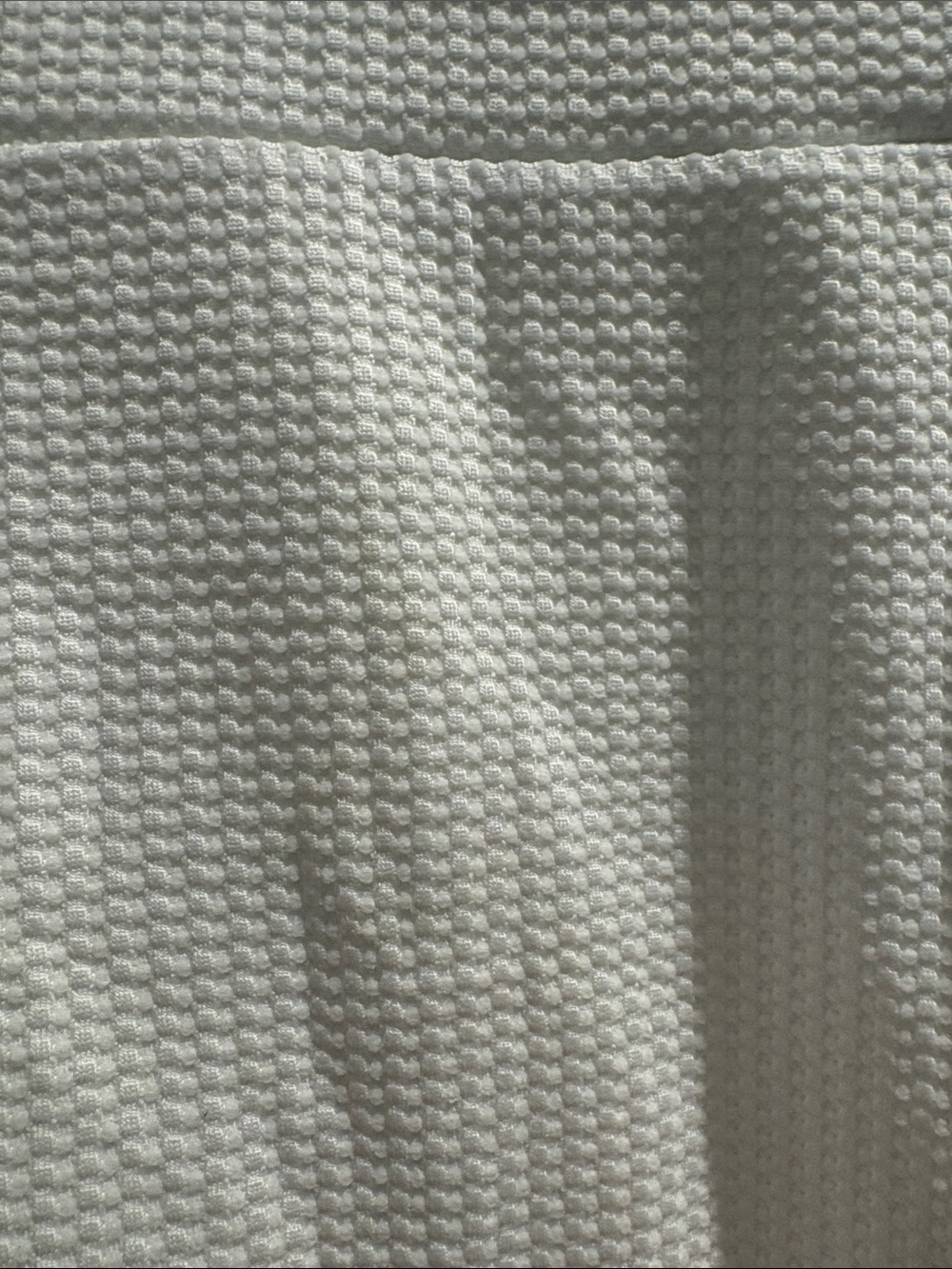 aerie White Textured High-Cut Swim Bottoms - Picture 2 of 5